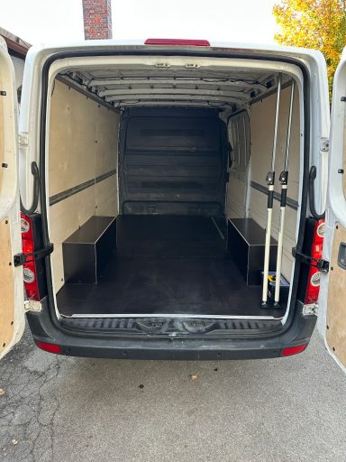 VW Crafter Laderaum hinten